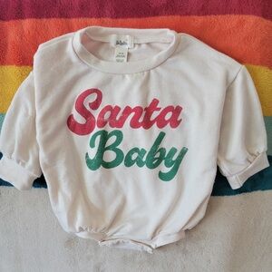 Tullabee Christmas sweater bubble romper